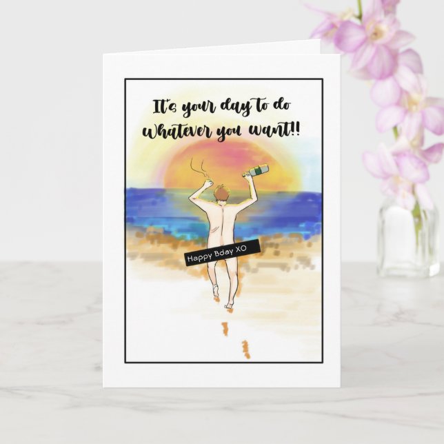 Graciosas Tarjetas De Cumpleaños Para Él: Padre, A (Orquídea)