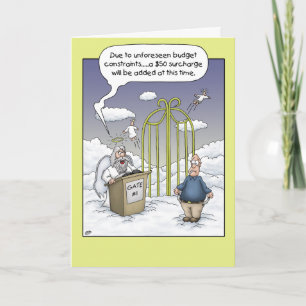 Graciosas tarjetas de cumpleaños: Restricciones pr