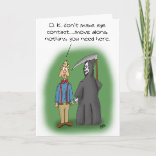Graciosas tarjetas de cumpleaños: Sigue caminando