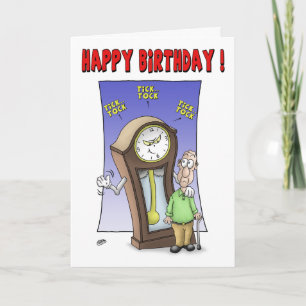 Graciosas tarjetas de cumpleaños: Tick Tock