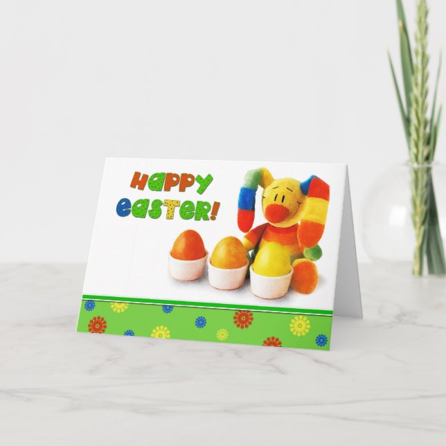 Graciosas tarjetas de felicitación Easter Personal (Anverso)