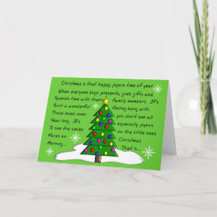 Graciosas tarjetas de medios y Navidades volubles