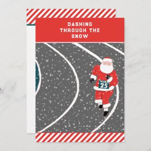 Graciosas tarjetas de Navidades de Runner