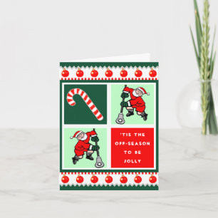Graciosas tarjetas de Navidades de vacaciones Lacr
