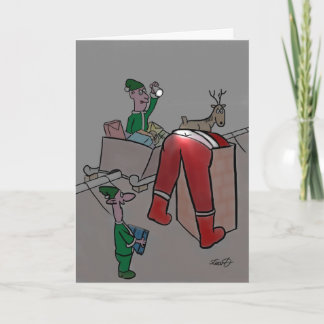 Graciosas tarjetas de Navidades: Elfos Cheeky