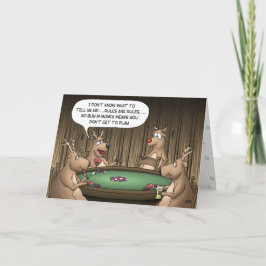 Graciosas tarjetas de Navidades: Juegos de renos
