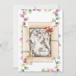 Graciosas tarjetas de Navidades para gatos 2