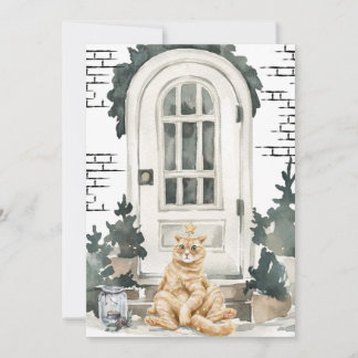 Graciosas tarjetas de Navidades para gatos 3
