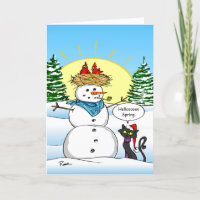 Graciosas tarjetas de Navidades | Saludo de festiv