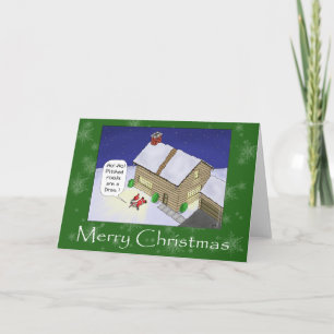 Graciosas tarjetas de Navidades: Tejidos con tramp