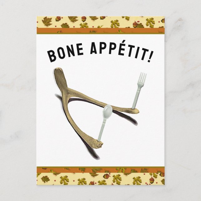 Graciosas tarjetas de vacaciones de Acción de Grac (Anverso)