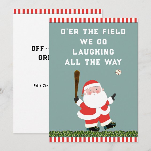 Graciosas tarjetas de vacaciones para Navidades de (Anverso / Reverso)