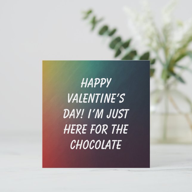 Graciosas tarjetas día de San Valentín (Anverso de pie)