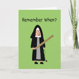Graciosas Tarjetas Nun: Las monjas llevan a los go