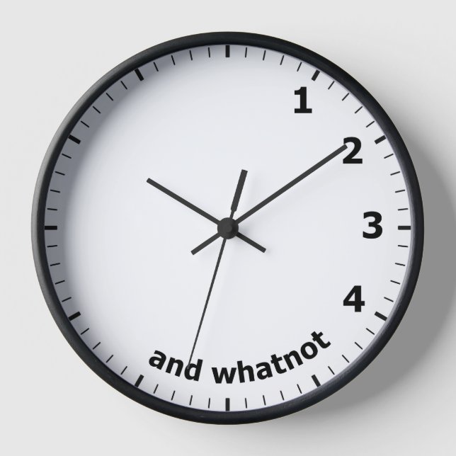 Gracioso 1 2 3 4 y como no Reloj (Anverso)