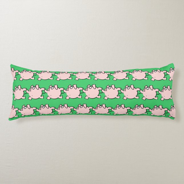 Gracioso 6 Cerdo Personalizado Elegir almohada del (Anverso)