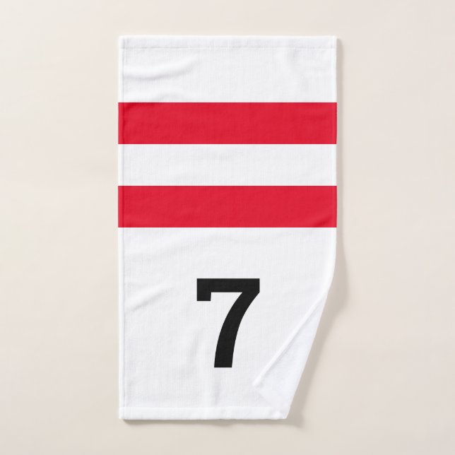 Gracioso 7 pines para el Bowling de Bowlers a mano (Toalla de mano)