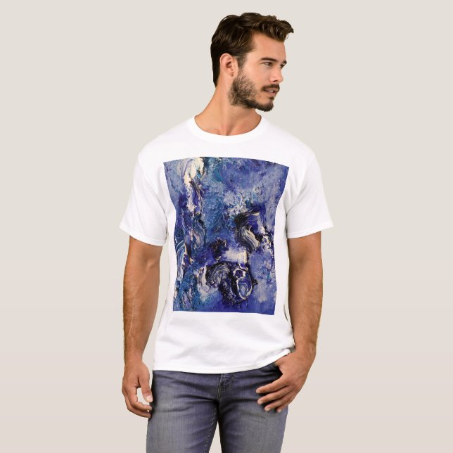 Gracioso Abstracto Arte T Camisa (Anverso completo)