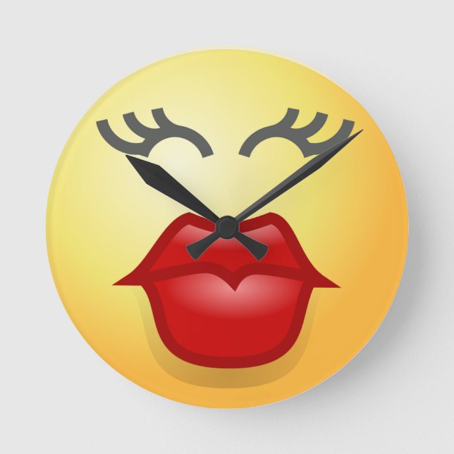 Gracioso amor por el Reloj de Beso Feliz (Anverso)