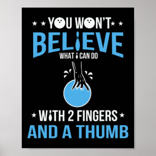 Gracioso Arte De Boliche Para Hombres Mujeres Bowl