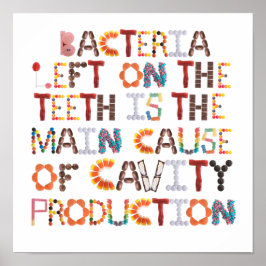 Gracioso arte de Halloween para dentista