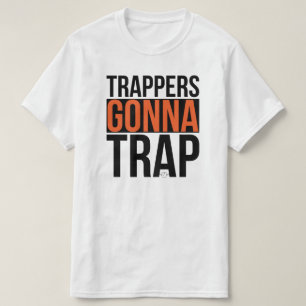 Gracioso atrapar camiseta para los hombres