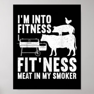 Gracioso Bbq Carne Humo Arte Para Hombres Mujeres