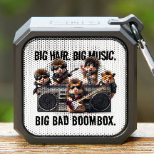 Gracioso Big Hair Music Boombox Hamster Supergroup