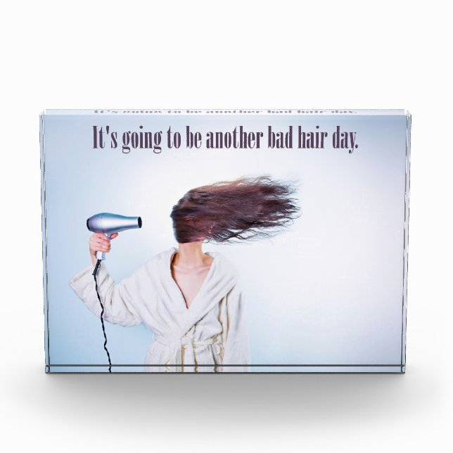 Gracioso bloqueo de fotos del Día del Pelo Malo (Anverso)