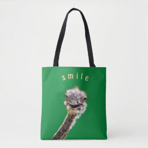 Gracioso Bolsa de Tote Feliz Ostrich Personalizado