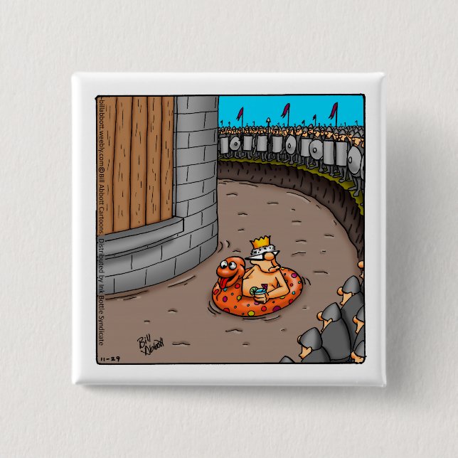 Gracioso botón "Storm the Castle" (Anverso)
