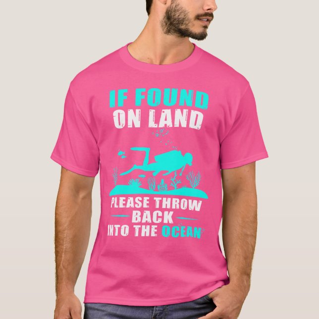 Gracioso Buceo En Camiseta Para Adictos Al Buceo E (Anverso)