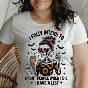Gracioso café sarcástico Skeleton Humor de Hallowe