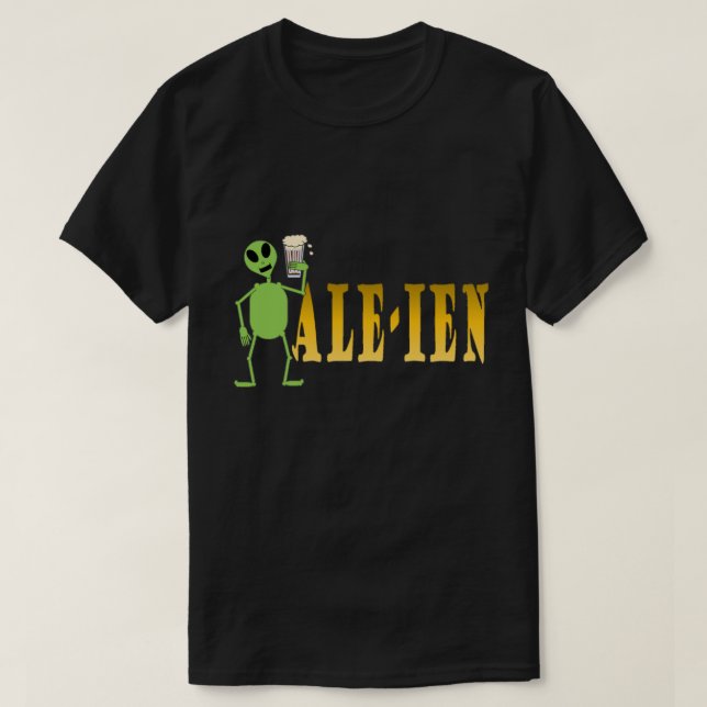 Gracioso Camisa Alien (Diseño del anverso)