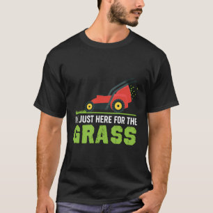 Gracioso Camisa De Ducha De Césped Estoy Aquí Para