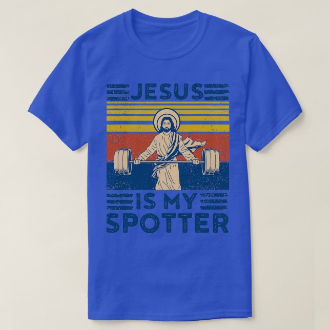 Gracioso Camisa De Gimnasio Jesús Es Mi Ataque Gra (Diseño del anverso)