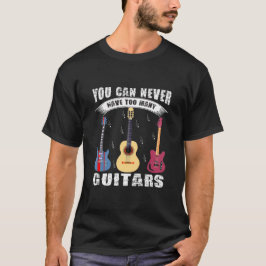 Gracioso Camisa de Guitarra - Nunca Demasiados Gui