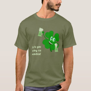 Gracioso Camisa Shamrock en el Día de los Patroci