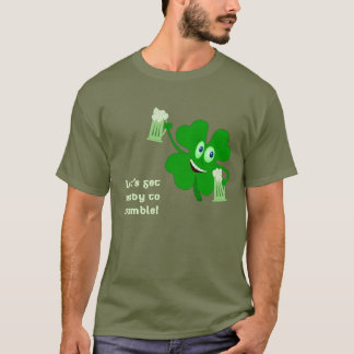 Gracioso Camisa Shamrock en el Día de los Patrocin