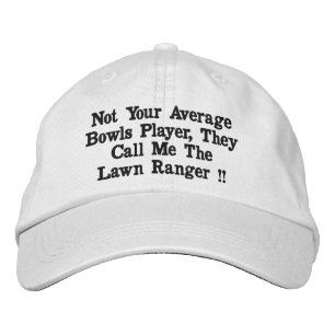 Gracioso césped Bown Ranger de césped, Gorra borda
