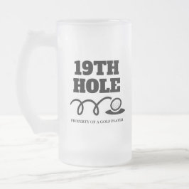Gracioso chiste de golf 19º hoyo regalo de tazas d