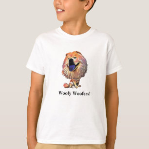 Gracioso Chow Chow Perro Camiseta
