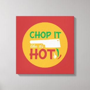 Gracioso cocinero cocinero como si fuera arte de c