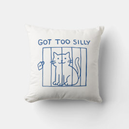Gracioso Cojín decorativo De Gato - Se Puso Demasi