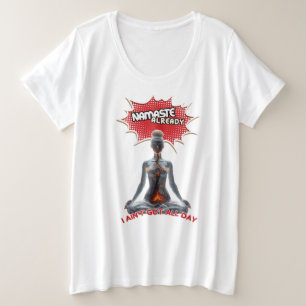 Gracioso cómic del yoga - "Namaste ya"