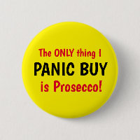 Gracioso Covid Panic Comprar Prosecco Botón Amaril
