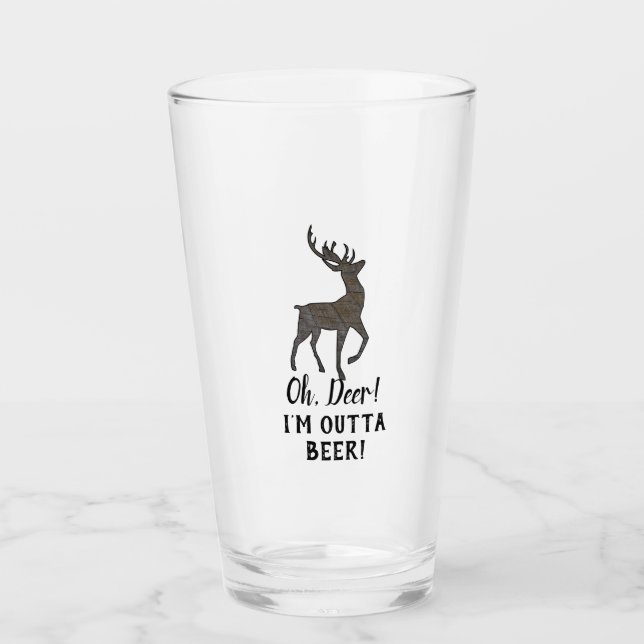 Gracioso Deer Cuer Beer Pun Buck Men (Anverso)