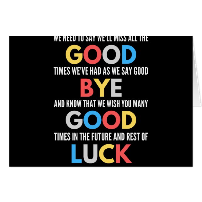 Gracioso Despediéndose De Adiós (Anverso (Horizontal))