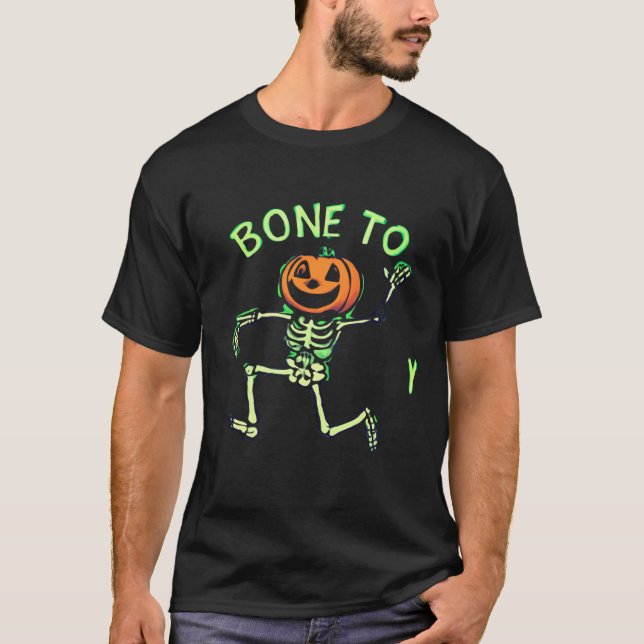 Gracioso diseño de camisetas de Halloween - Skelet (Anverso)