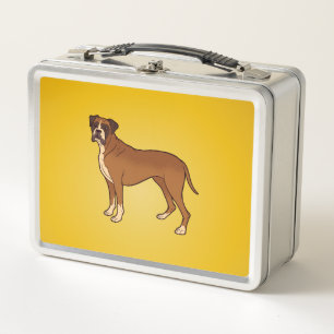 Gracioso diseño de raza de perro en Boxer
